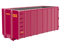 30 m3 afzetcontainer Koers