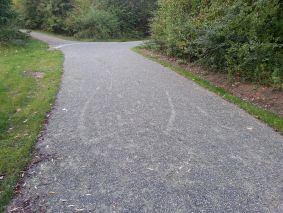 Wassergebundene Wegedecke DurEko-mix Koers GmbH DurEko-mix Wasserroute Essen Gefällestrecke wassergebundene Wegedecke